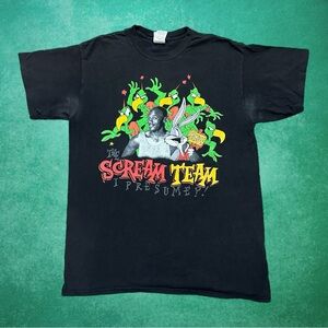 Vintage Michael Jordan Looney Tunes Scream Team Nike Shirt